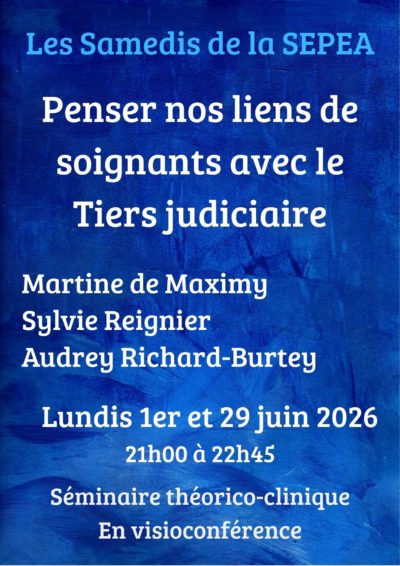 Penser nos liens de soignants avec le Tiers judiciaire